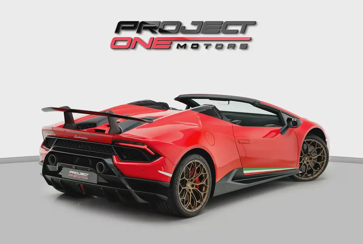 2019 LAMBORGHINI HURACAN PERFORMANTE SPYDER WITH WARRANTY AND SERVICE CONTRACT-3-3