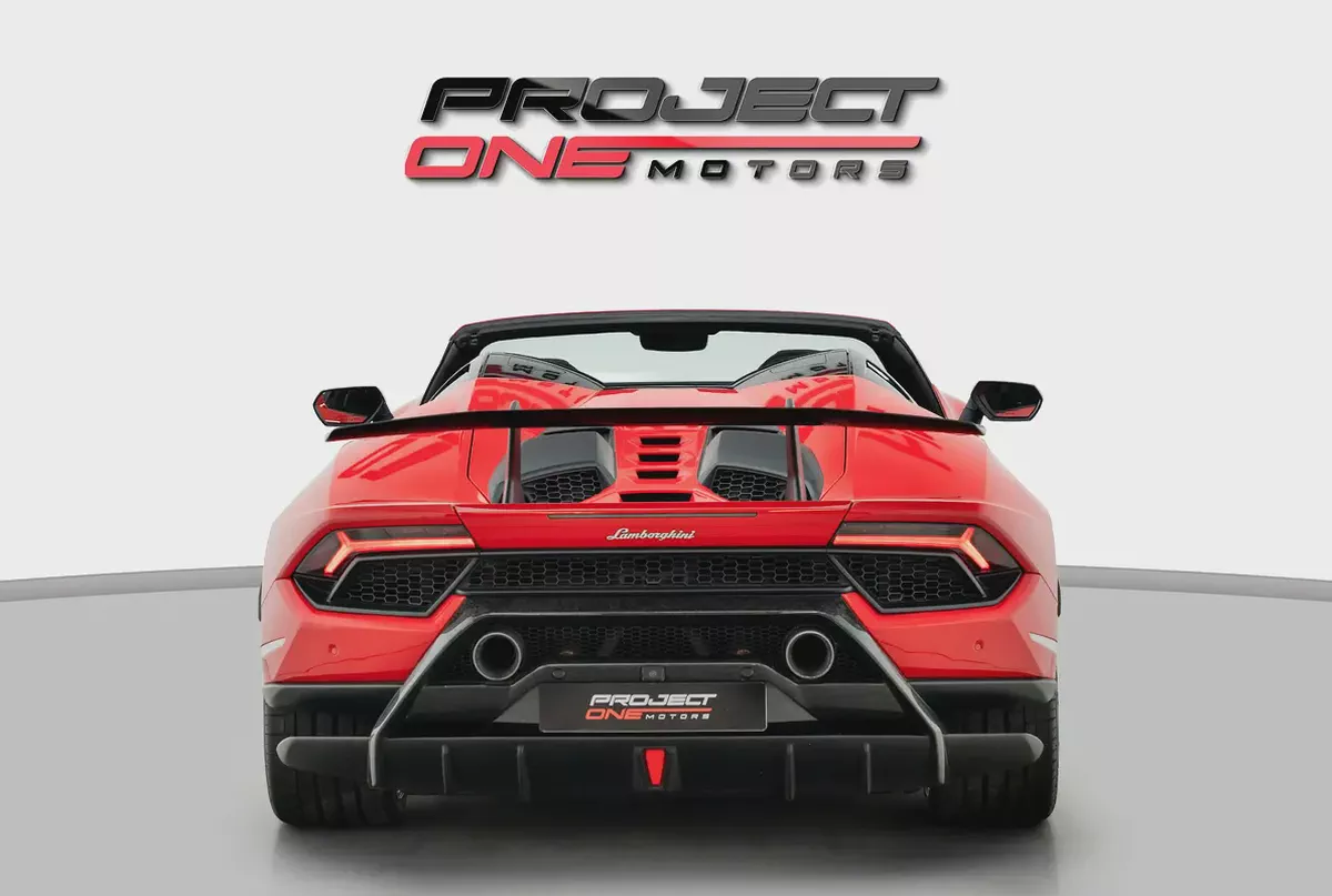 2019 LAMBORGHINI HURACAN PERFORMANTE SPYDER WITH WARRANTY AND SERVICE CONTRACT-4-4