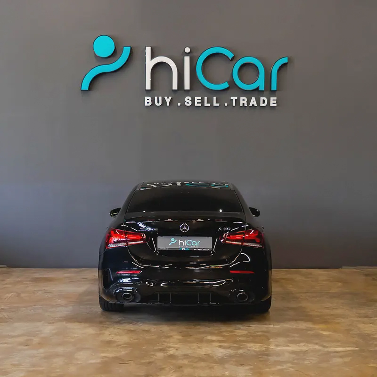 AED 1,915 P.M • 0% Downpayment •  Mercedes-Benz A 35 AMG • 1 Year Warranty-4-4