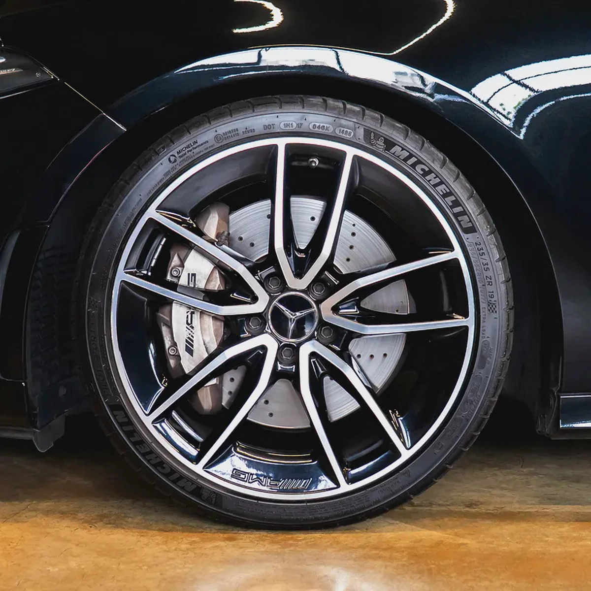 AED 1,915 P.M • 0% Downpayment •  Mercedes-Benz A 35 AMG • 1 Year Warranty-6-6