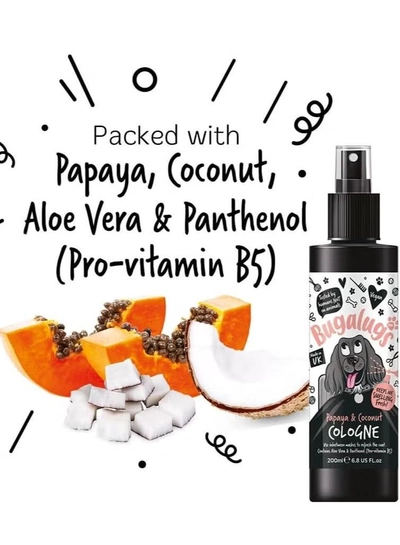  BUGALUGS Papaya & Coconut Cologne 200ml 6.8 Fl Oz-1