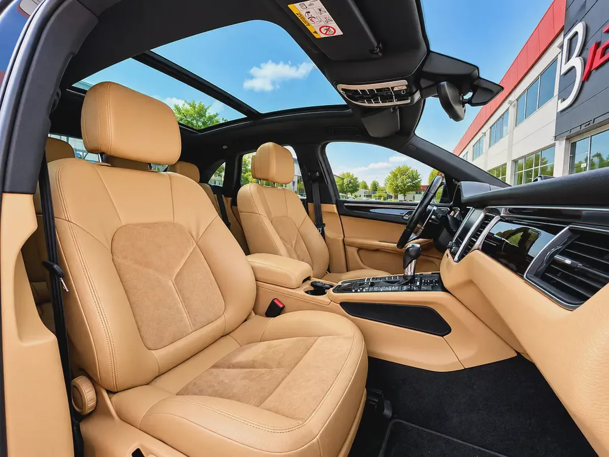 AED 1,740 | PORSCHE MACAN | S | FULL ORIGINAL PAINT | GCC SPECS | 0% DOWNPAYMENT-17-17