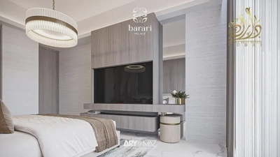 Furnished Studio | Barari Palace Majan | Balcony & Pool Access-5