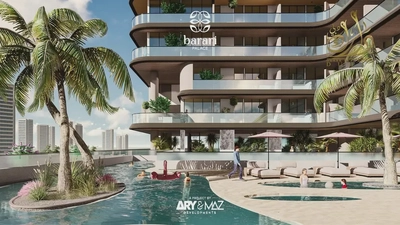 Furnished Studio | Barari Palace Majan | Balcony & Pool Access-0