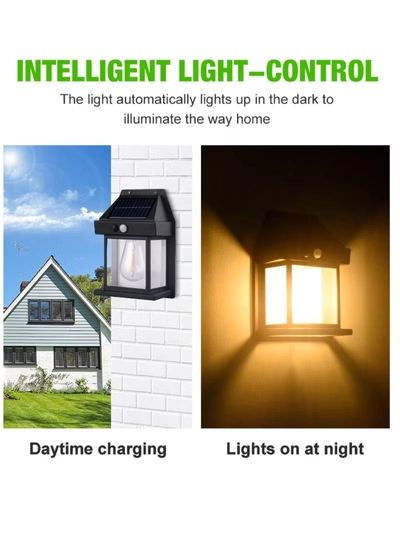 Yuwell Pack Of 8 Pcs Solar Outdoor Light Solar Motion Sensor Security Lights With 3 Lighting Modes Wireless Solar Wall Lights Waterproof Solar Powered Bulb Lights For Garden Home And Garage Use Black-7