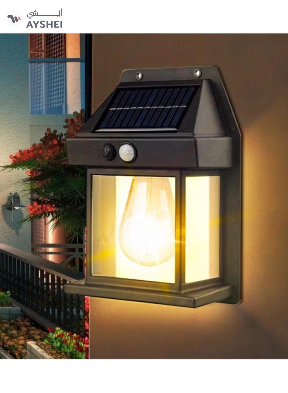 Yuwell Pack Of 8 Pcs Solar Outdoor Light Solar Motion Sensor Security Lights With 3 Lighting Modes Wireless Solar Wall Lights Waterproof Solar Powered Bulb Lights For Garden Home And Garage Use Black-3-3