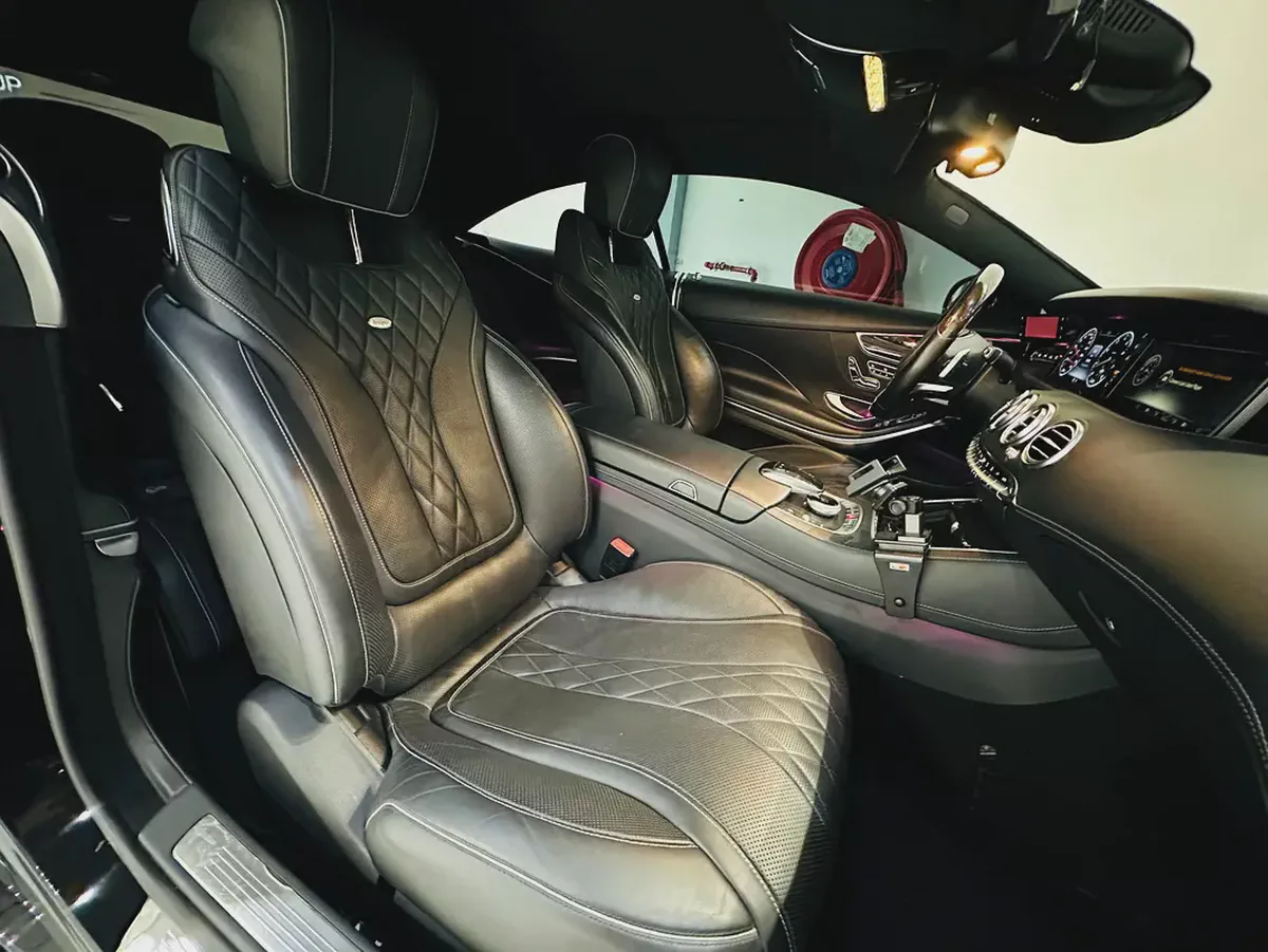 MERCEDES S550 COUPE AMG 2015 JAPANESE SPECS BRABUS RIMS WITH ONE YEAR WARRANTY-16-16