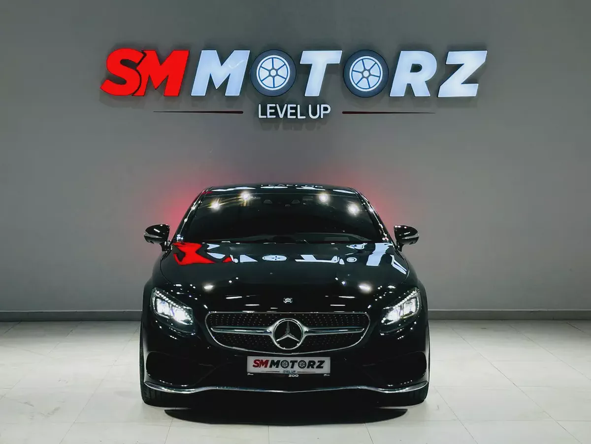 MERCEDES S550 COUPE AMG 2015 JAPANESE SPECS BRABUS RIMS WITH ONE YEAR WARRANTY-4-4