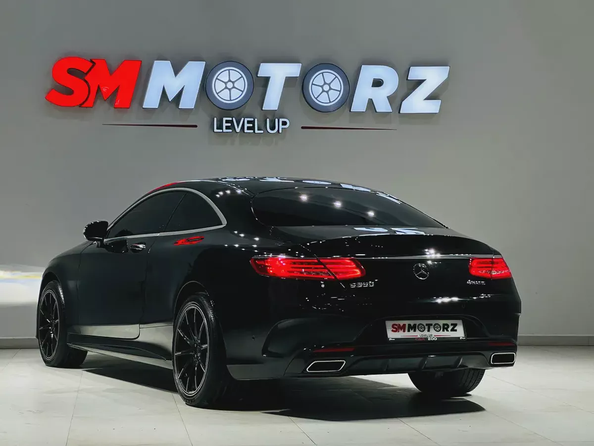 MERCEDES S550 COUPE AMG 2015 JAPANESE SPECS BRABUS RIMS WITH ONE YEAR WARRANTY-8-8