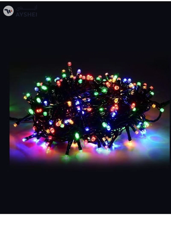 JIHAM Ramadan Light 17 Meter 200 LED Multicolor LED Fairy Light Exterior Waterproof Light For Ramadan Decoration Curtain Light For Home and Outdoor Decoration Light Multimode Operated Light