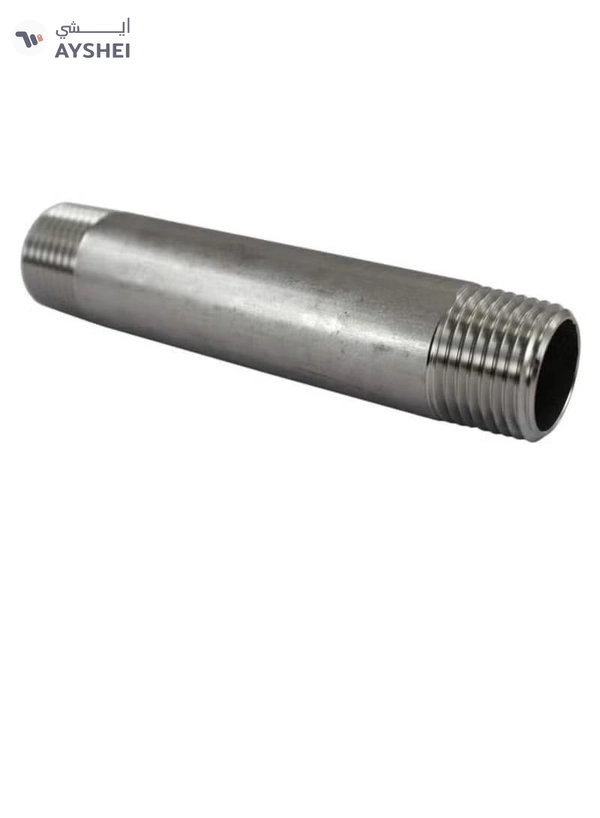 ABBASALI Stainless Steel Pipe Nipple with Male Pipe Thread