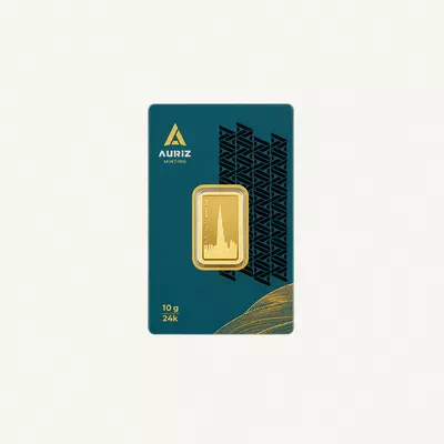 Auriz Minting 10gm 24K Gold Bar - Variable design-0