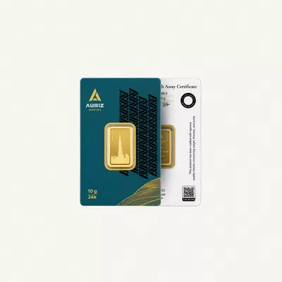 Auriz Minting 10gm 24K Gold Bar - Variable design-4