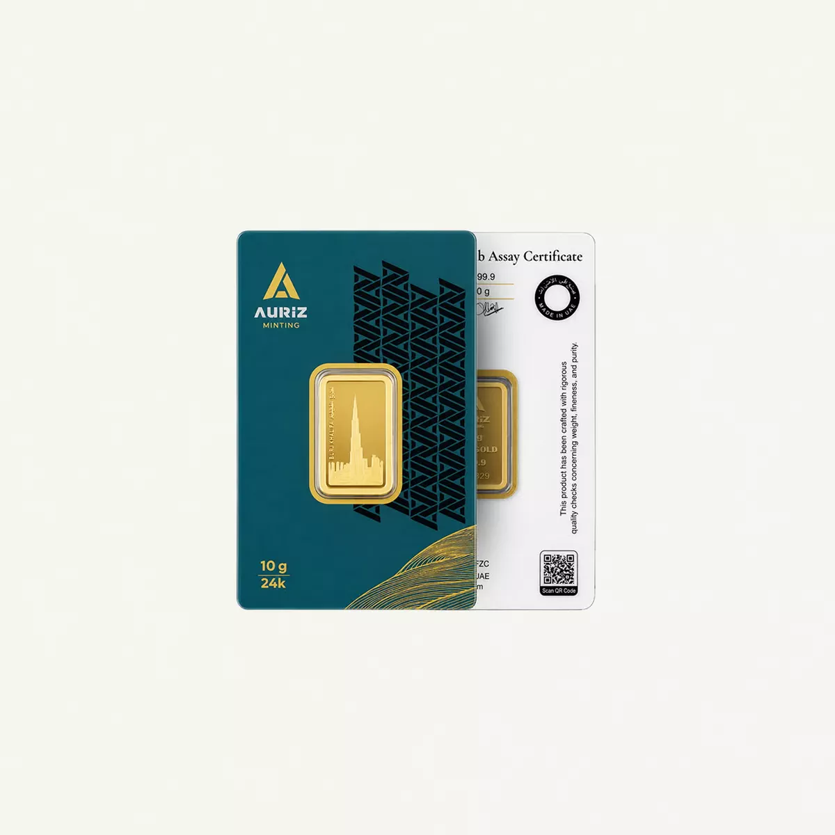 Auriz Minting 10gm 24K Gold Bar - Variable design-4-4