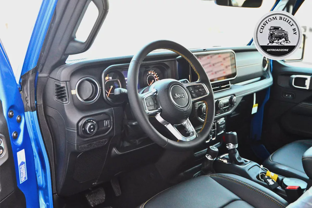 3 YRS DEALER WTY AND 3 YRS SP | 2024 JEEP WRANGLER 4DR SAHARA HYDRO BLUE | ORZ CUSTOM BUILT-9-9