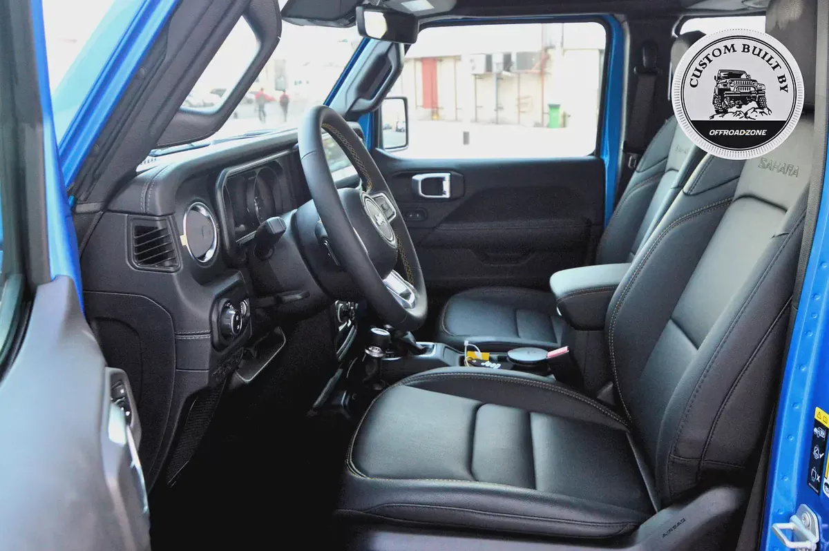 3 YRS DEALER WTY AND 3 YRS SP | 2024 JEEP WRANGLER 4DR SAHARA HYDRO BLUE | ORZ CUSTOM BUILT-8-8