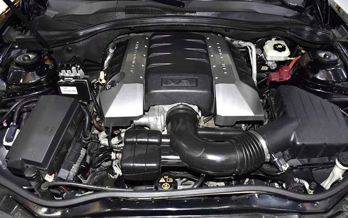 Chevrolet Camaro SS ( 2015 Model ) in Black Color GCC Specs-9-9