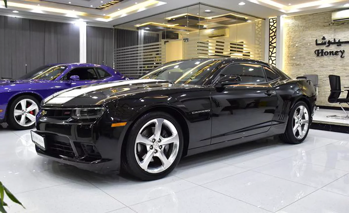 Chevrolet Camaro SS ( 2015 Model ) in Black Color GCC Specs-12-12
