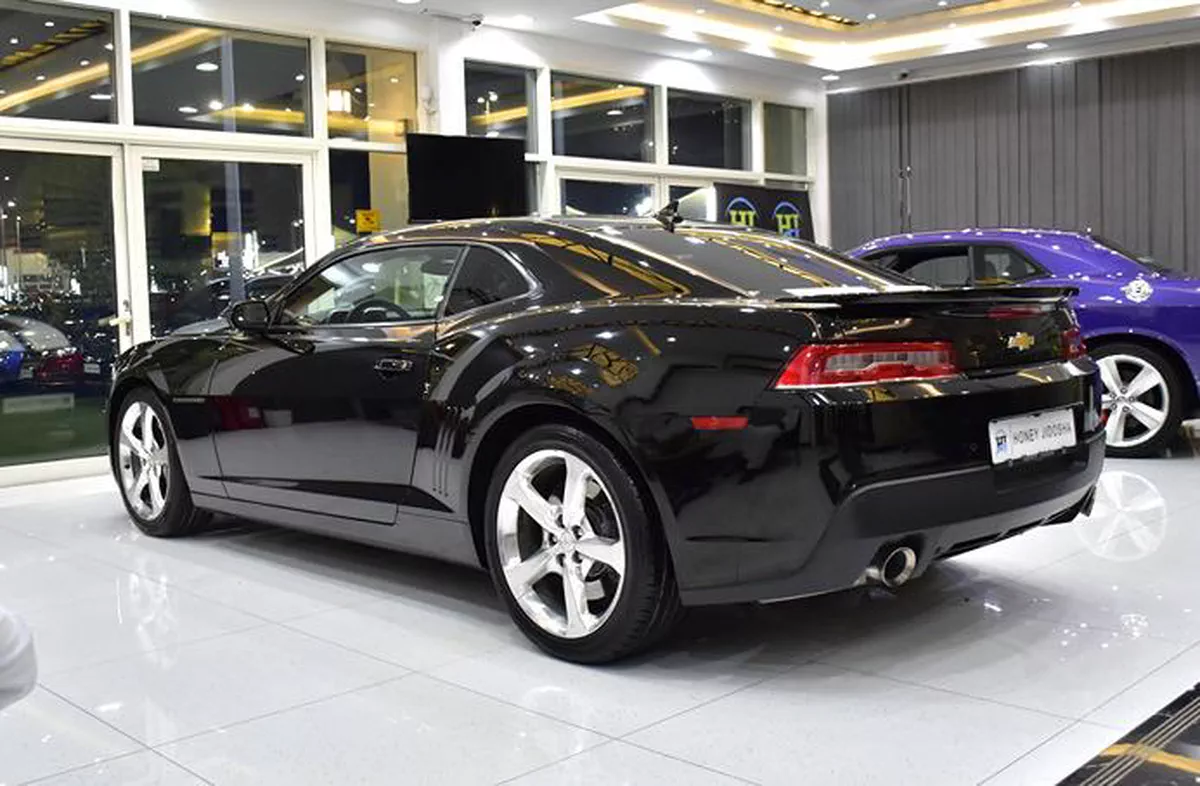 Chevrolet Camaro SS ( 2015 Model ) in Black Color GCC Specs-1-1