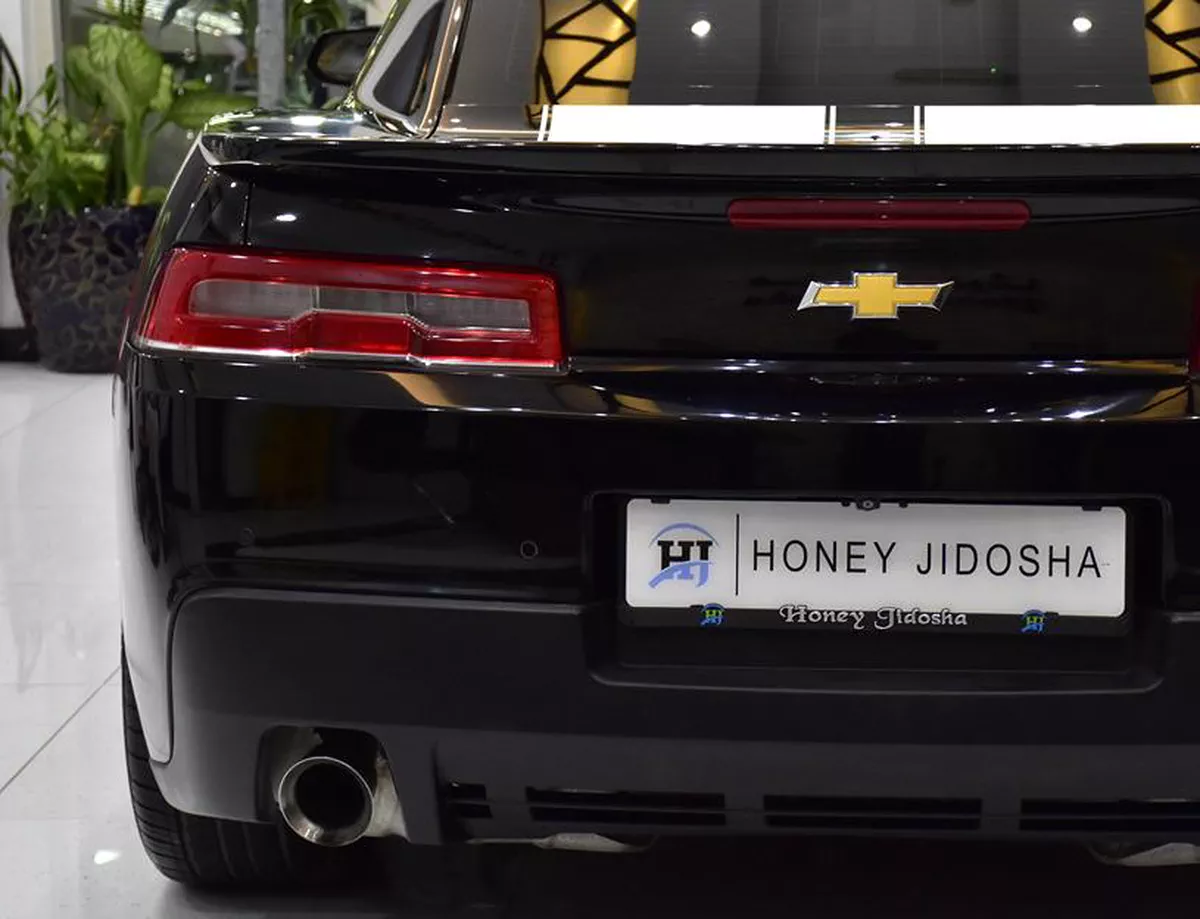 Chevrolet Camaro SS ( 2015 Model ) in Black Color GCC Specs-8-8