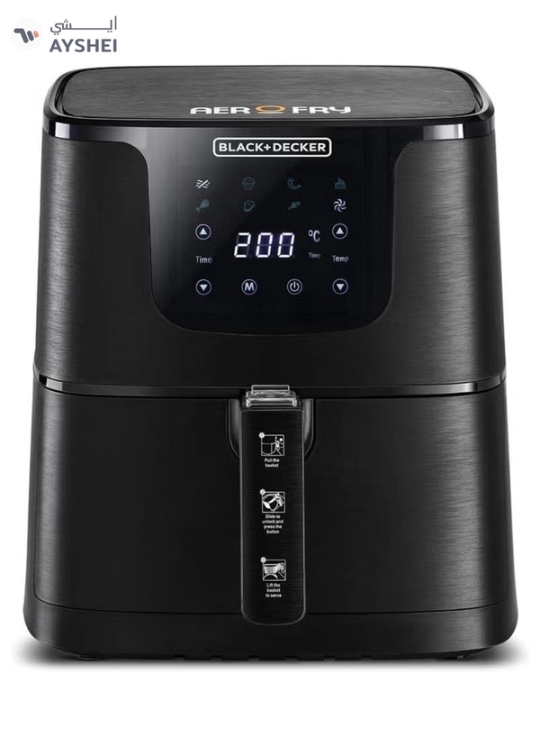BLACK+DECKER Air Fryer 4.3 L 1700 W AF700-B5 Black