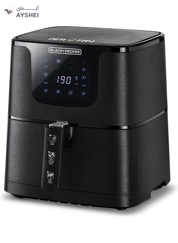 BLACK+DECKER Air Fryer 4.3 L 1700 W AF700-B5 Black