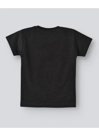 babyqlo Eid Mubarak Round Neck T-Shirt Dark Grey/White-1