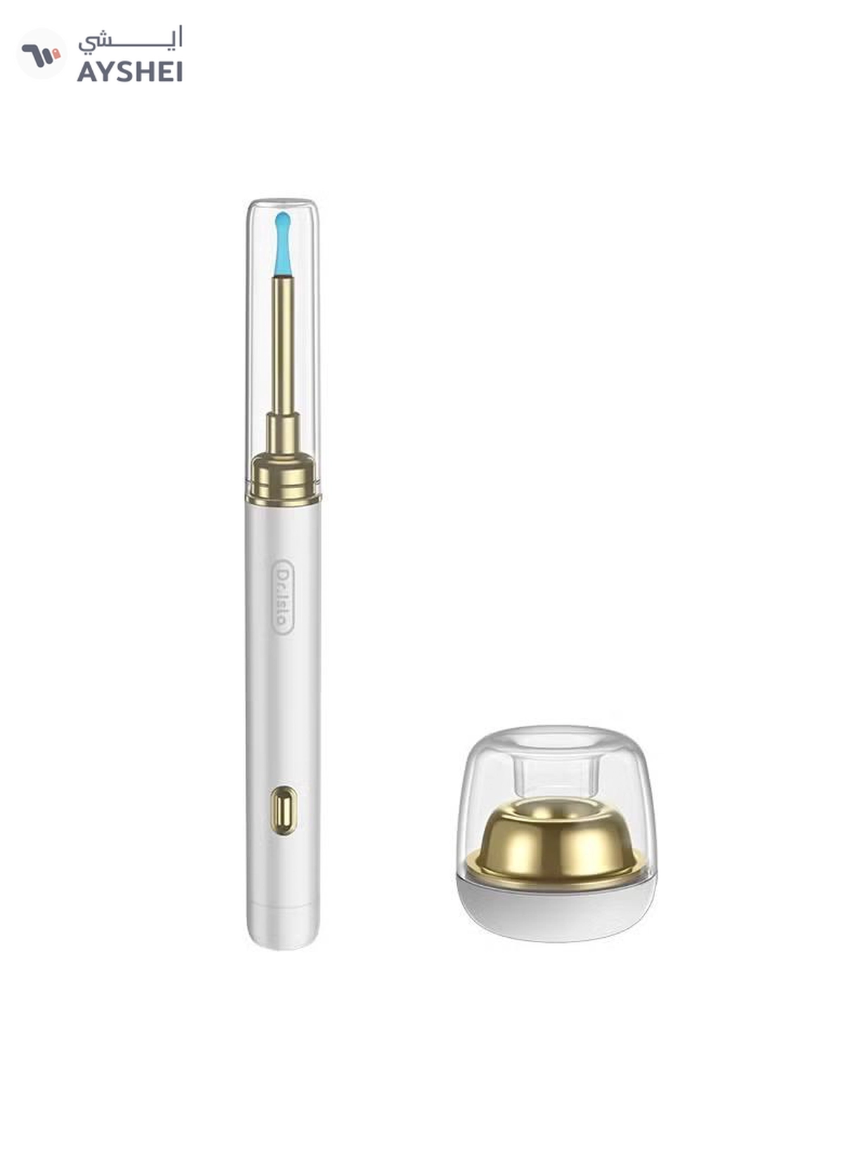 Dr. Isla P9 Intelligent Ear Pick with Camera Wireless WiFi Visual Ear Scoop Wax Cleaner Tool Bebird Wifi Smart Visual Ear Cleaner Wax Remover Endoscope Earpick Tool 500W High Precision Camera WIFI Android/IOS Connect Ear Cleaner Earwax Cleaner ( White )-1-1