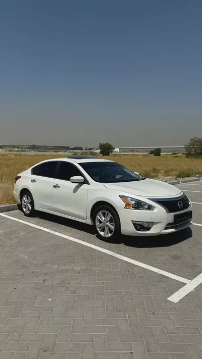 Nissan Altima SL | 2015 | GCC | Full Option | 151,000 km | White / Beige | Fully Serviced-2