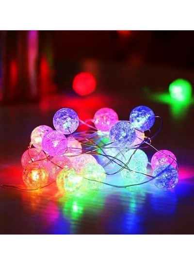 Yuwell Crystal Globe String Light Ramadan Light RGB 50 Meter 3 Pin Cord 22V Led Light For Ramadan Decoration 8 Different Modes Decoration Light For Home Indoor And Outdoor Decoration-3