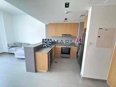 Spacious one bedroom with kitchen appliances in modern community-5