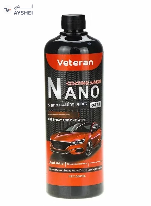 VETERAN Nano Ceramic Coating for Car 500ML Nano Shield Premium Coat Waterproof Car Polishing Liquid W