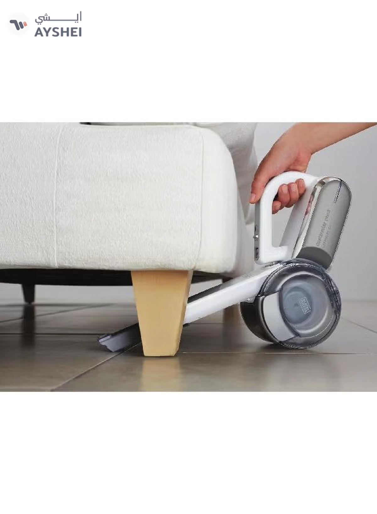 BLACK+DECKER 18V Lightweight and Compact Cordless Dustbuster Pivot Hand Vacuum 29.2 x 15.5 x 17.8 cm 980 W PV1820L-GB White and Grey-3-3