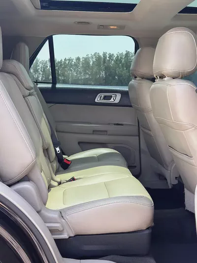 Ford Explorer XLT | 3.5L V6 | 2014 | GCC Specs | 147,000 km | Black / Beige-15