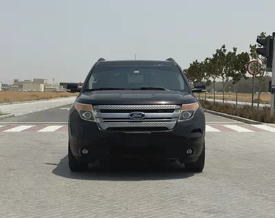 Ford Explorer XLT | 3.5L V6 | 2014 | GCC Specs | 147,000 km | Black / Beige-2