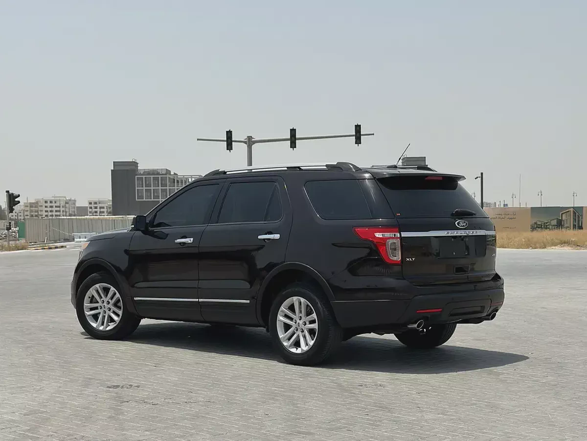 Ford Explorer XLT | 3.5L V6 | 2014 | GCC Specs | 147,000 km | Black / Beige-1-1