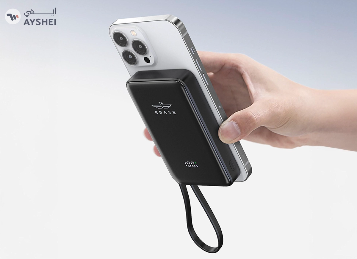 Brave Fast Charging Wireless PowerBank 10000Mah-1-1