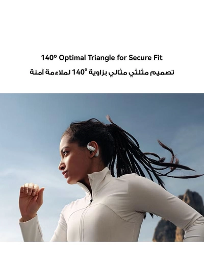 HUAWEI FreeArc Open-Ear Earbuds, Bluetooth Earphones with Sterling Sound, Secure Fit and Comfort, IP57 Water Resistance, 28 Hours Playtime, Sports Earphones, iOS, Android, Windows FreeArc Grey-6
