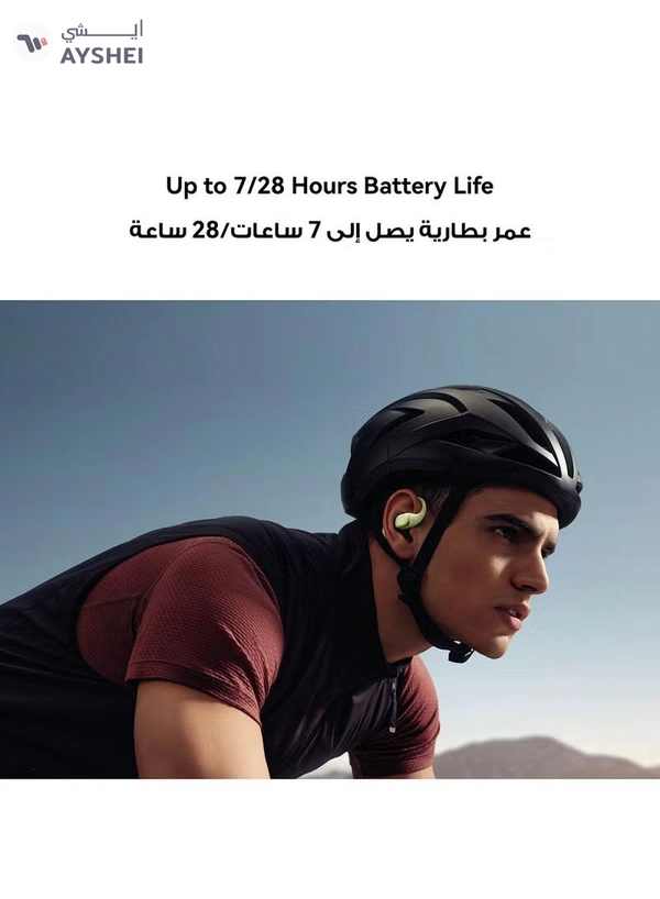 HUAWEI FreeArc Open-Ear Earbuds, Bluetooth Earphones with Sterling Sound, Secure Fit and Comfort, IP57 Water Resistance, 28 Hours Playtime, Sports Earphones, iOS, Android, Windows FreeArc Grey