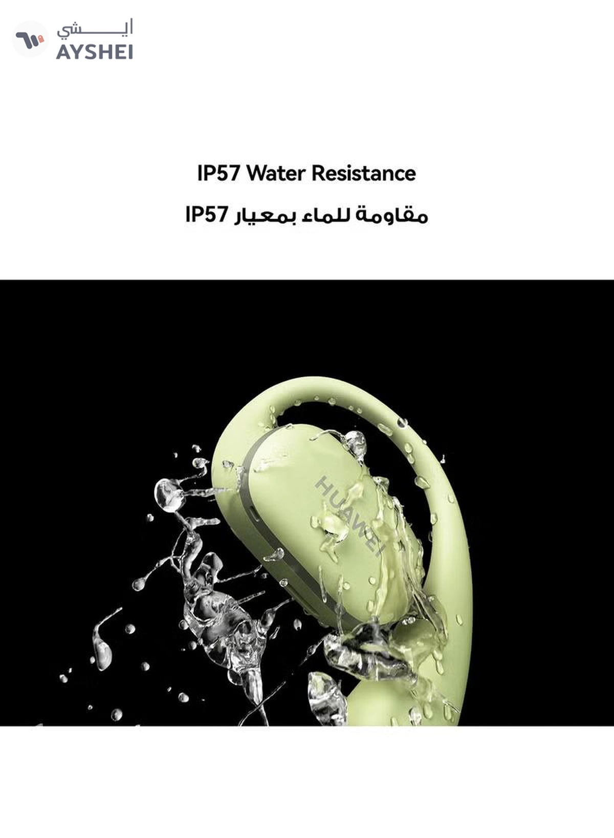 HUAWEI FreeArc Open-Ear Earbuds, Bluetooth Earphones with Sterling Sound, Secure Fit and Comfort, IP57 Water Resistance, 28 Hours Playtime, Sports Earphones, iOS, Android, Windows FreeArc Grey-3-3