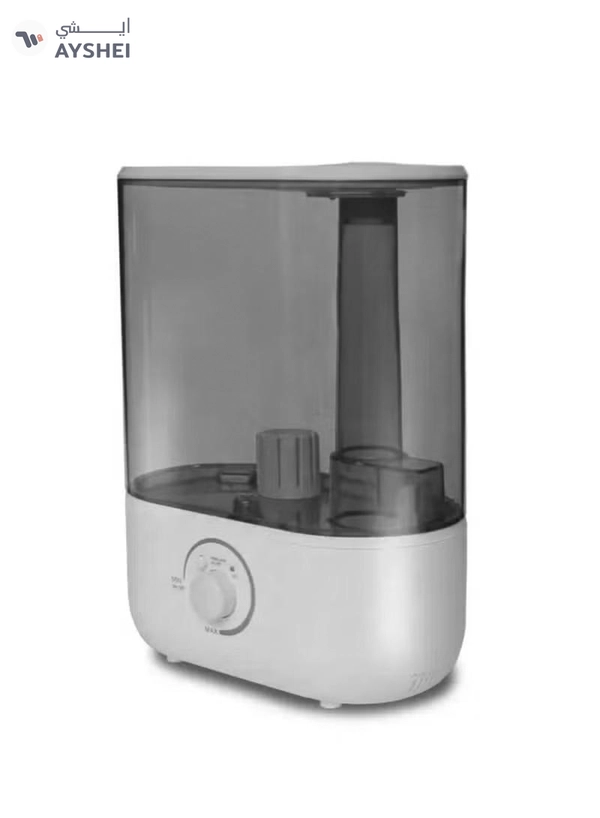 Yuwell Ultrasonic Humidifiers For Bedroom Top Fill 5.5L Supersized Cool Mist Humidifier With Oil Diffuser Quiet Ultrasonic Aroma Humidifiers For Home Large Room, Baby Nursery And Plants Black/White