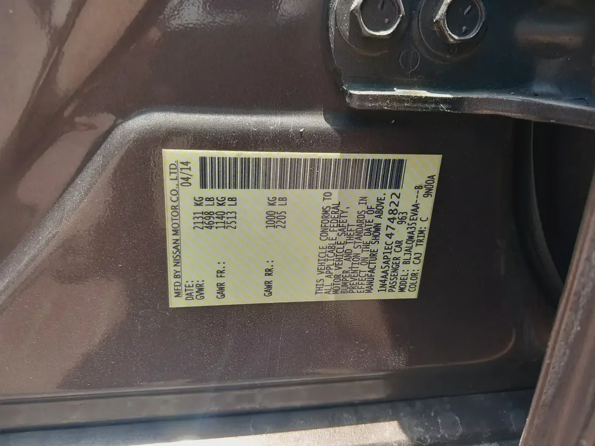 Nissan Maxima 2014 American Specs Perfect Condition Smoothly Drive Ready for Registration-13-13