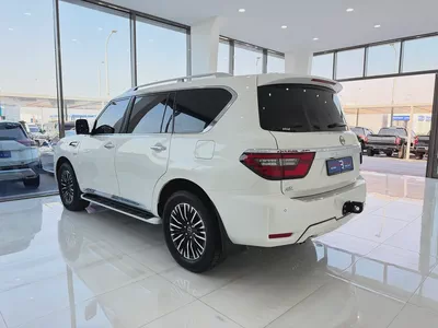 نيسان باترول بلاتينيوم V8 LE ابيض /زعفراني 2024 (خليجي)-2