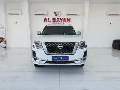 نيسان باترول بلاتينيوم V8 LE ابيض /زعفراني 2024 (خليجي)-4
