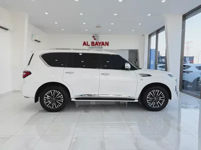 نيسان باترول بلاتينيوم V8 LE ابيض /زعفراني 2024 (خليجي)-6