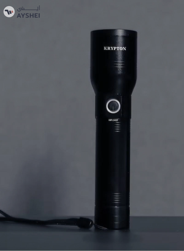 Krypton LED Flashlight with Power Bank- KNFL5437| Energy Efficient Design with Type C Charging