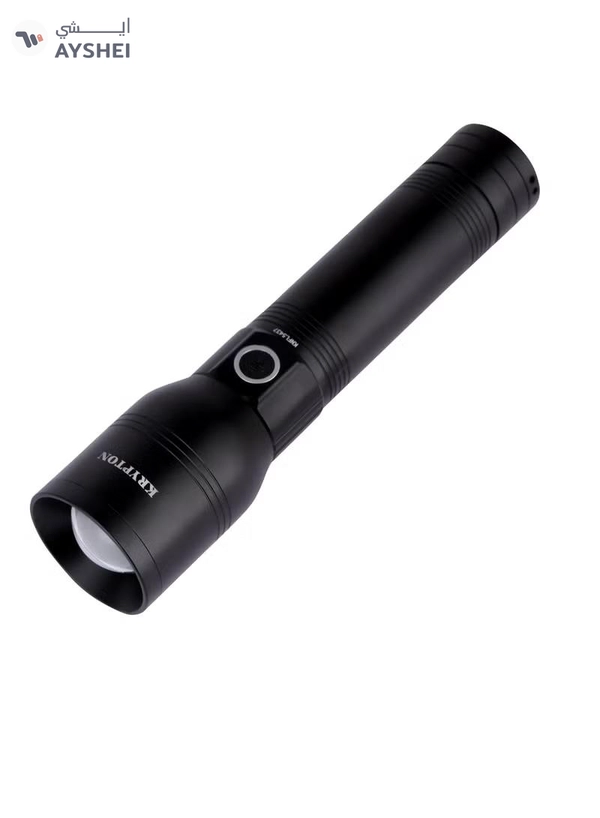 Krypton LED Flashlight with Power Bank- KNFL5437| Energy Efficient Design with Type C Charging