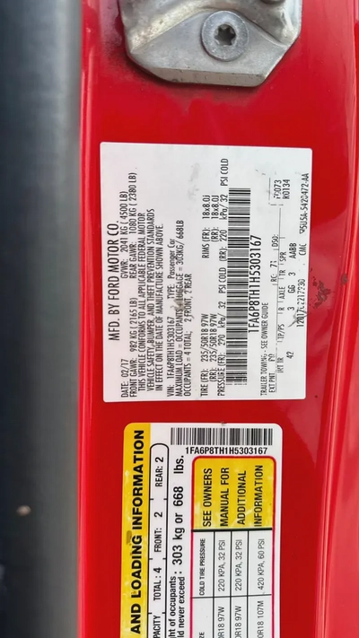 2017 Ford Mustang Ecoboost Premium - American Specs-9
