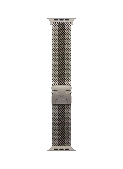 Apple Watch Ultra 2 (2024) GPS + Cellular 49mm Natural Titanium Case With Natural Titanium Milanese Loop - L-1
