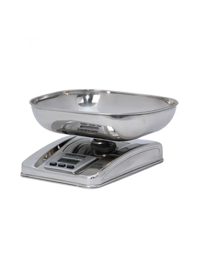 GEEPAS Digital Kitchen Scale 5Kg GKS4203 Silver-0